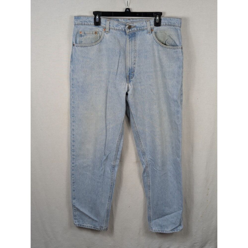 Vintage Levi's 550 Relaxed Fit Tapered Leg Jeans Men's Size 38x32 Made in USA